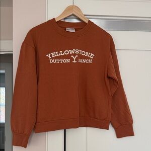 Yellowstone Dutton Ranch Women's Brown Sweatshirt